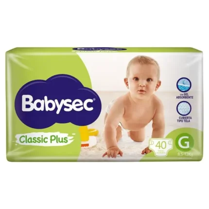 Pañal Babysec verde G