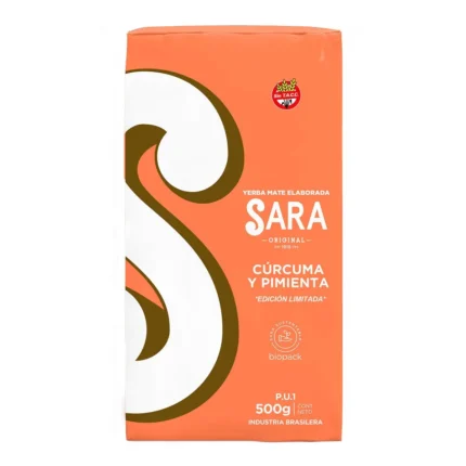 SARA CURCUMA Y PIMIENTA 500 Gr