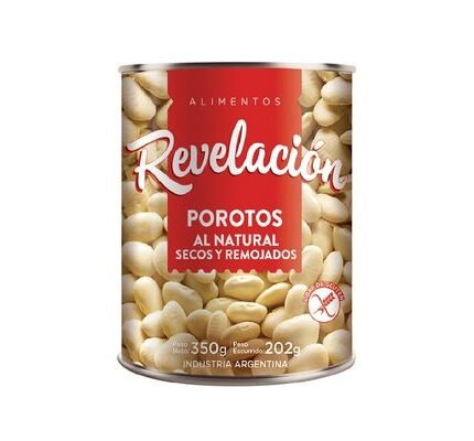 Porotos Al Natural Revelacion 350 Gr